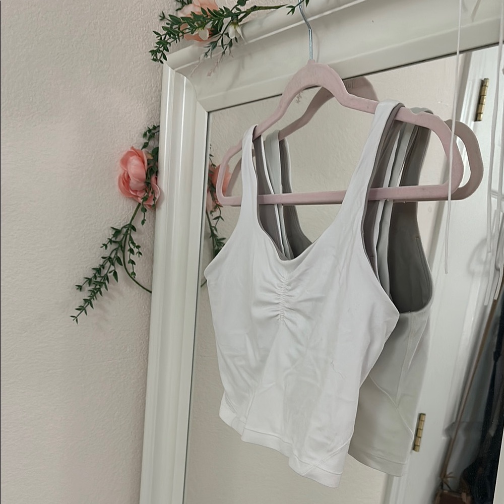 lululemon athletica ALIGN White Tank Top